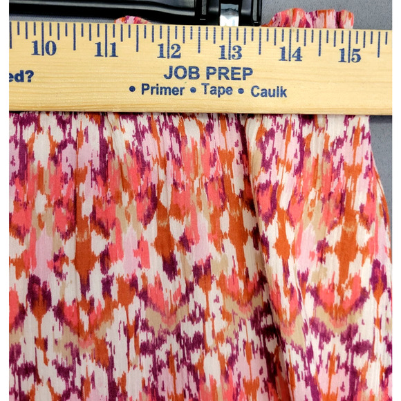 Eddie Baurer A-line Boho Skirt Womens S Tiered 100% Cotton Retro Hippie Gypsy - Picture 5 of 9